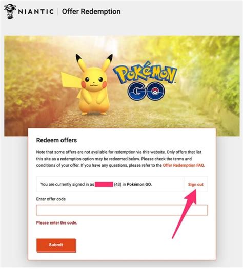 niantic labs redeem code.